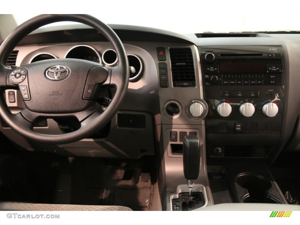 2010 Tundra SR5 Double Cab 4x4 - Pyrite Brown Mica / Graphite Gray photo #18