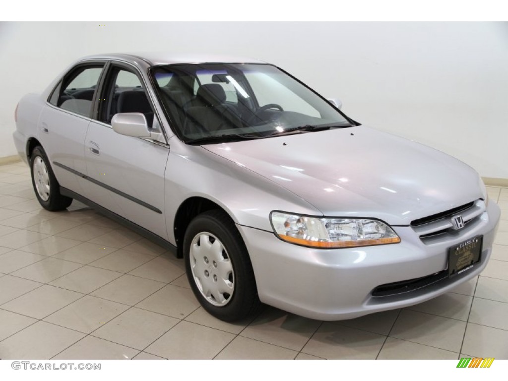 2000 Accord LX Sedan - Satin Silver Metallic / Quartz photo #1