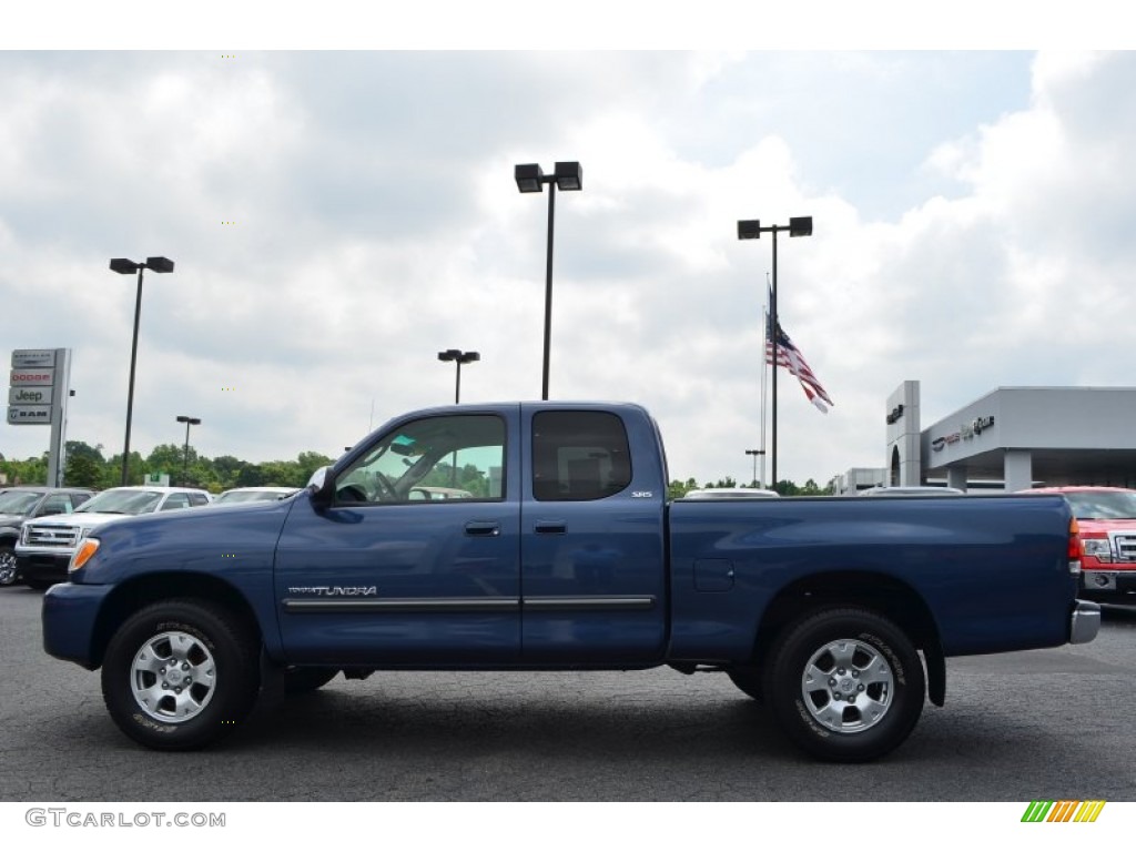 2004 Tundra SR5 Access Cab - Blue Marlin Pearl / Light Charcoal photo #5