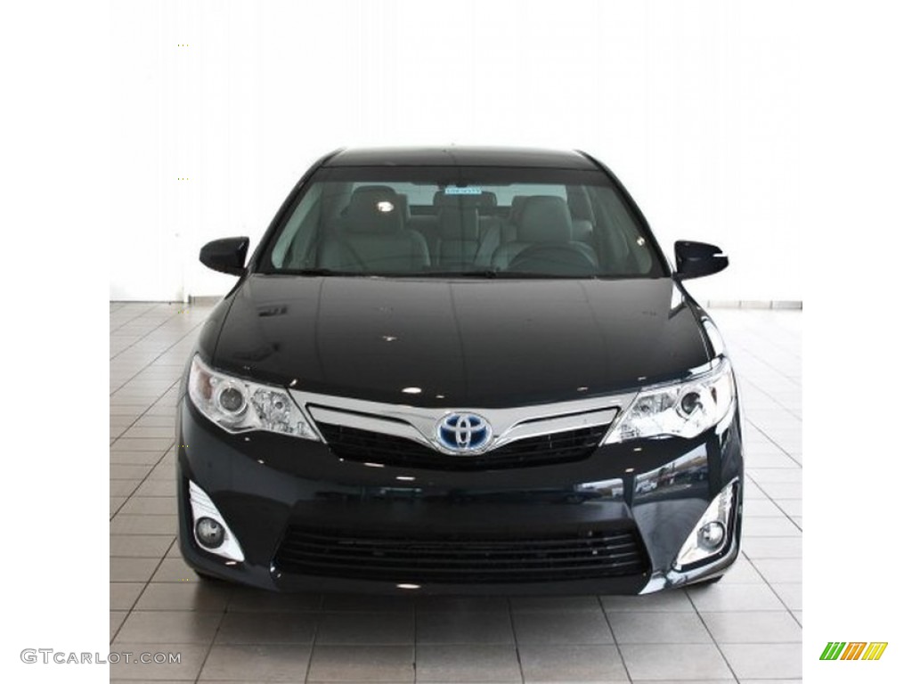 2013 Camry Hybrid XLE - Cosmic Gray Metallic / Ash photo #3