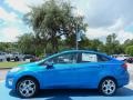 2013 Blue Candy Ford Fiesta Titanium Sedan  photo #2