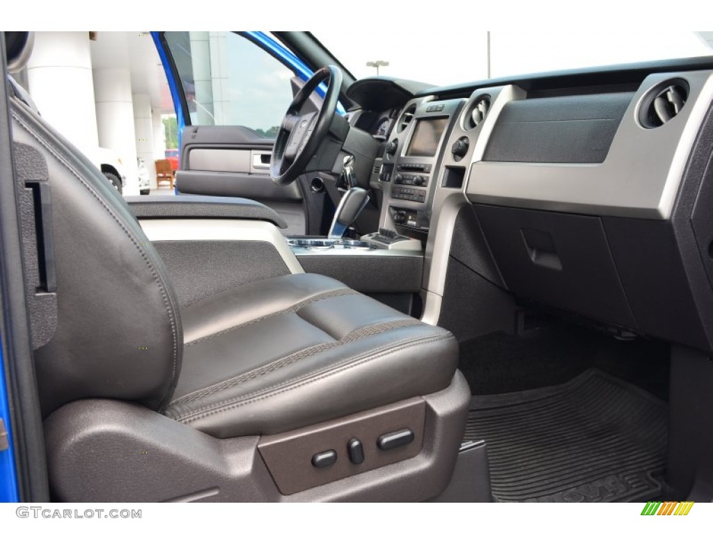 Raptor Black Interior 2010 Ford F150 SVT Raptor SuperCab 4x4 Photo #82510223