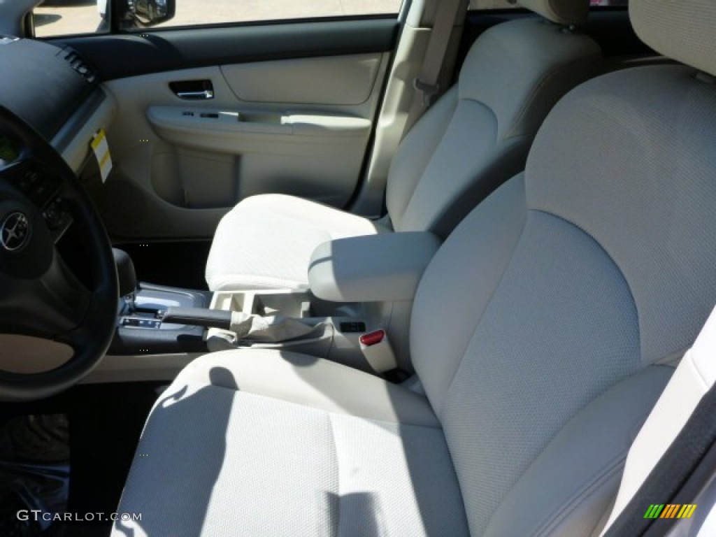2013 XV Crosstrek 2.0 Premium - Satin White Pearl / Ivory photo #12
