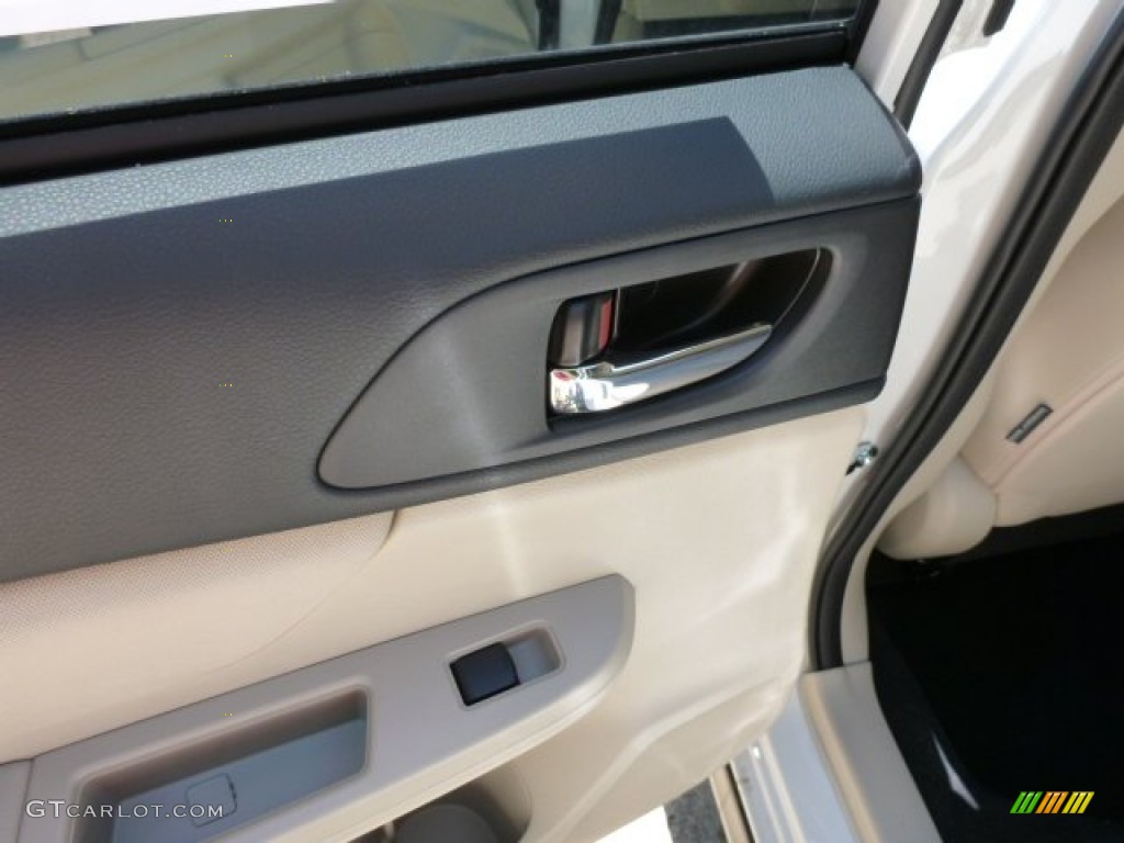 2013 XV Crosstrek 2.0 Premium - Satin White Pearl / Ivory photo #15