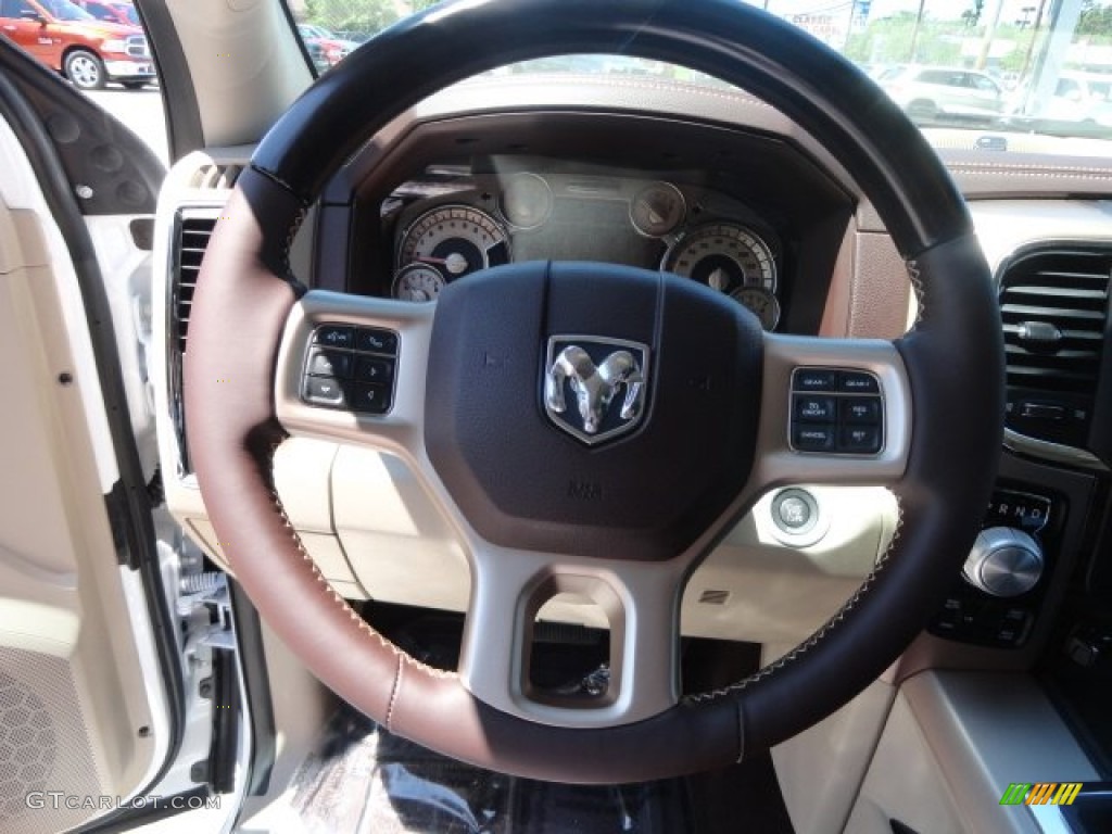 2013 Ram 1500 Laramie Longhorn Crew Cab 4x4 Steering Wheel Photos