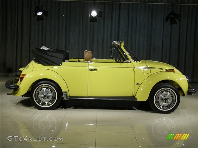 1979 Beetle Convertible - Yellow / Tan photo #15