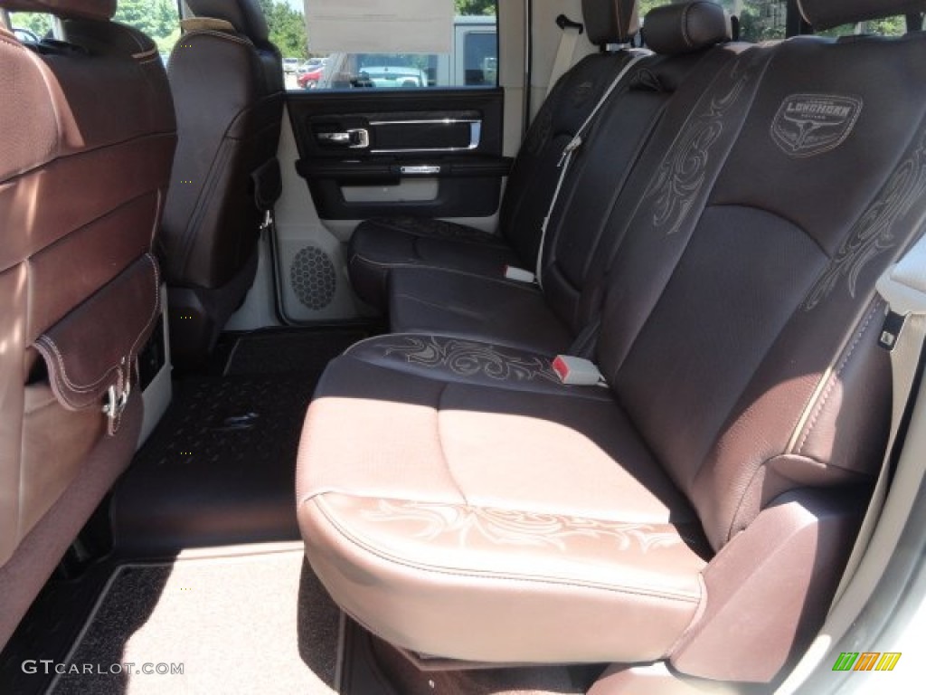 2013 Ram 1500 Laramie Longhorn Crew Cab 4x4 Rear Seat Photo #82511054