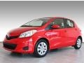 Absolutely Red 2012 Toyota Yaris L 5 Door