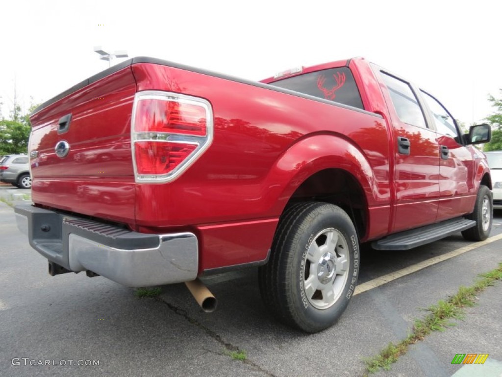 Red Candy Metallic 2010 Ford F150 XLT SuperCrew Exterior Photo #82511683