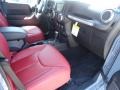 Rubicon 10th Anniversary Edition Red/Black Interior Photo for 2013 Jeep Wrangler Unlimited #82512228