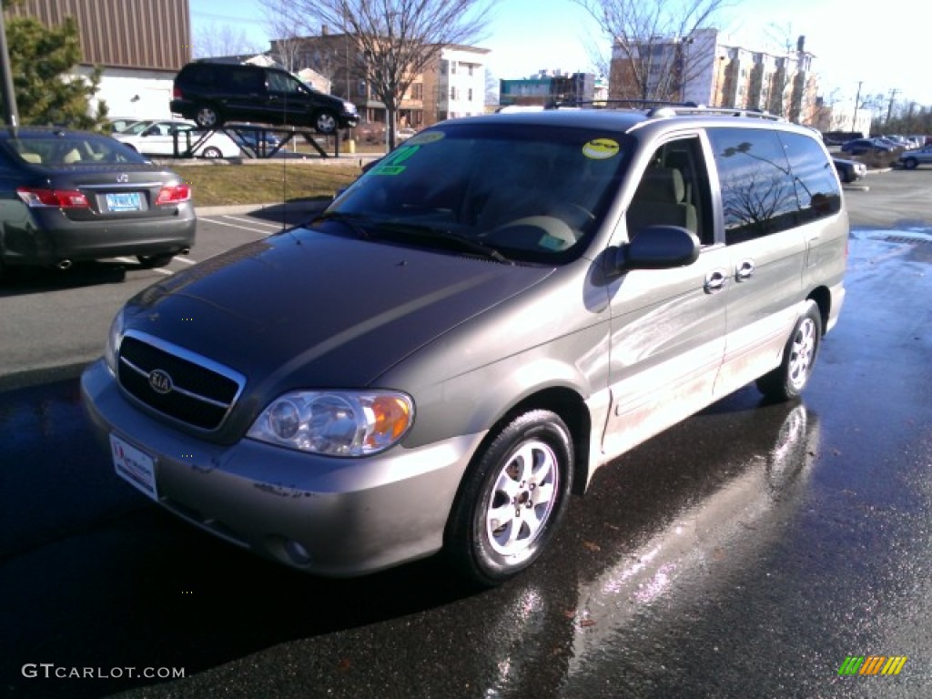 2005 Sedona EX - Sage Green Metallic / Gray photo #1