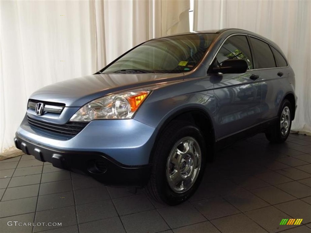 2007 CR-V LX - Glacier Blue Metallic / Gray photo #6