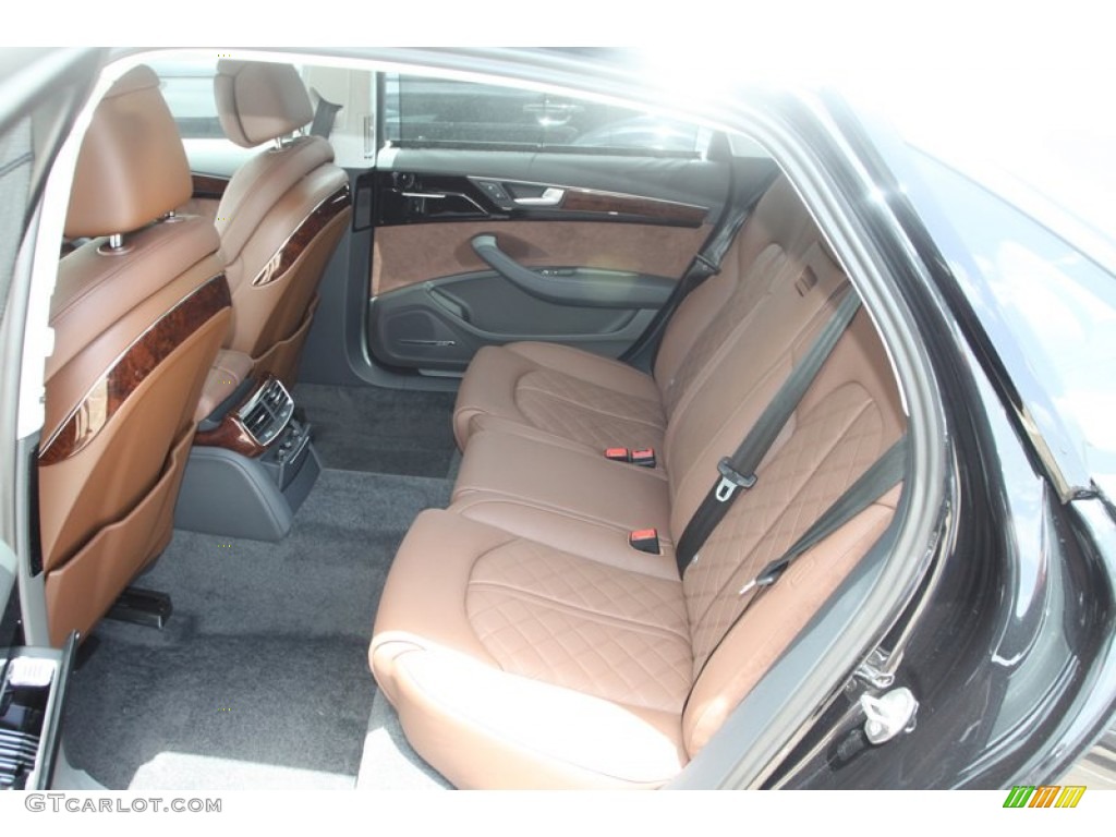 Nougat Brown Interior 2014 Audi A8 L TDI quattro Photo #82515024