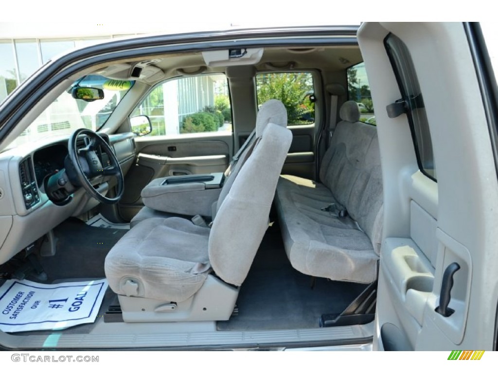 2000 Silverado 1500 LS Extended Cab - Light Pewter Metallic / Medium Oak photo #12