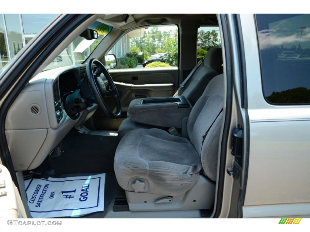 2000 Silverado 1500 LS Extended Cab - Light Pewter Metallic / Medium Oak photo #17