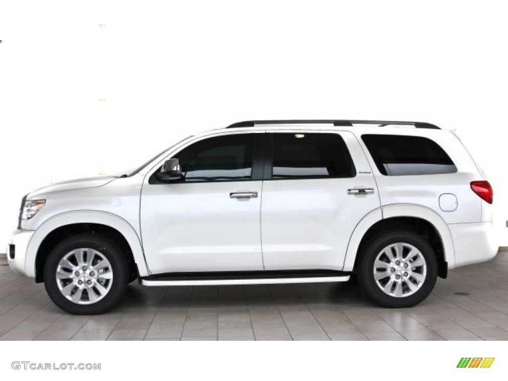 Super White 2013 Toyota Sequoia Platinum Exterior Photo #82515260