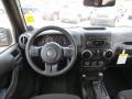 Black 2013 Jeep Wrangler Unlimited Sport S 4x4 Dashboard