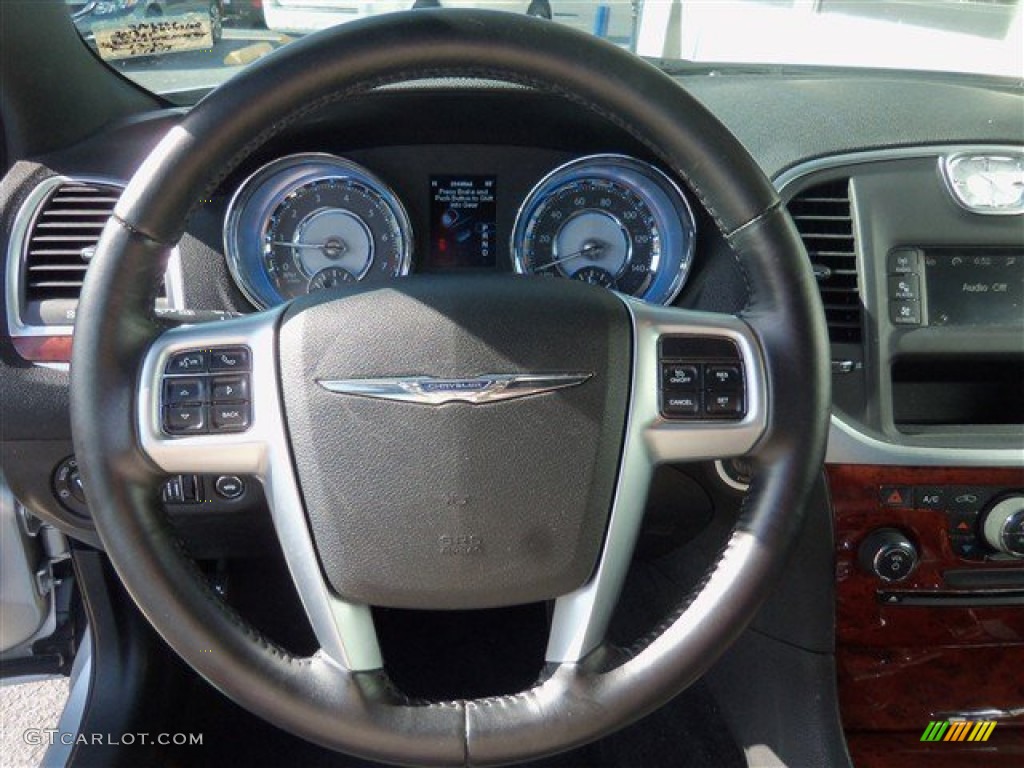 2012 300 Limited - Bright Silver Metallic / Black photo #17