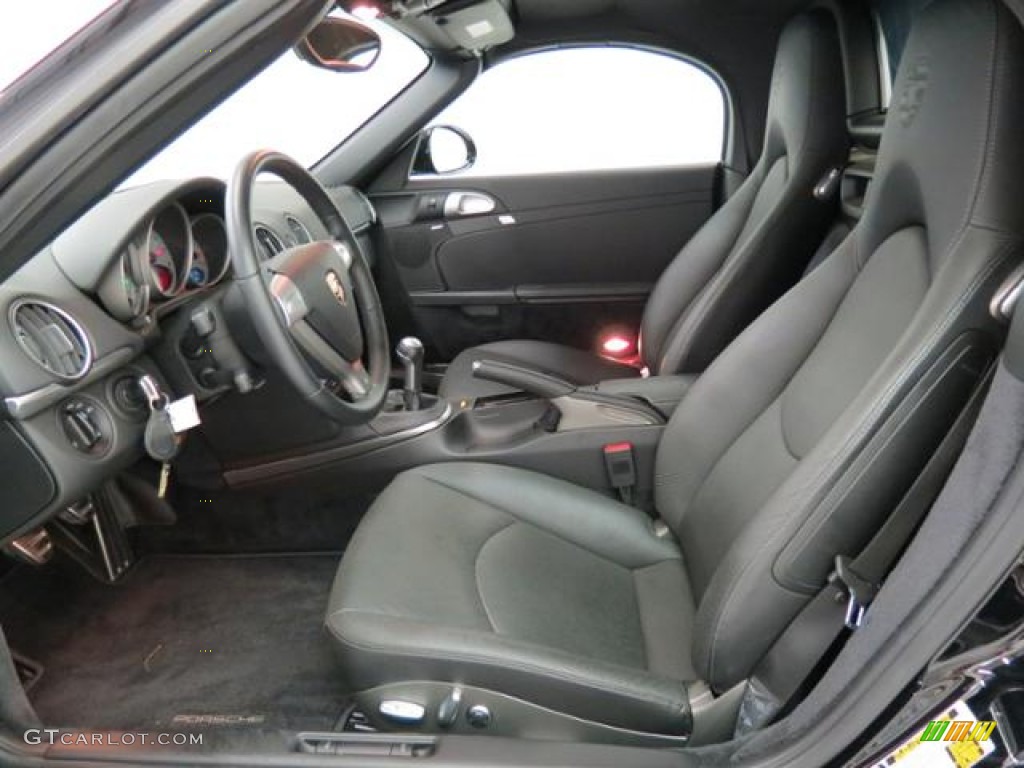 Black Interior 2009 Porsche Boxster S Photo #82517804