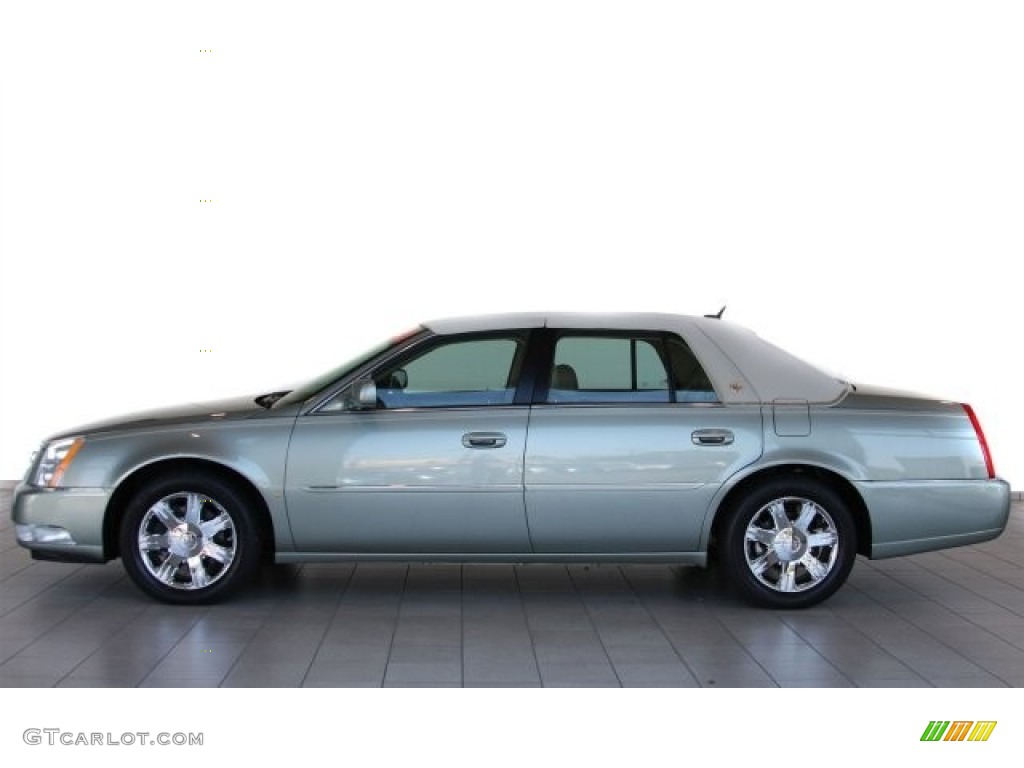 Green Silk Metallic 2006 Cadillac DTS Standard DTS Model Exterior Photo #82517846