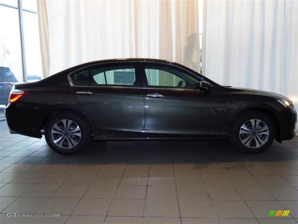 2013 Accord LX Sedan - Hematite Metallic / Black photo #2