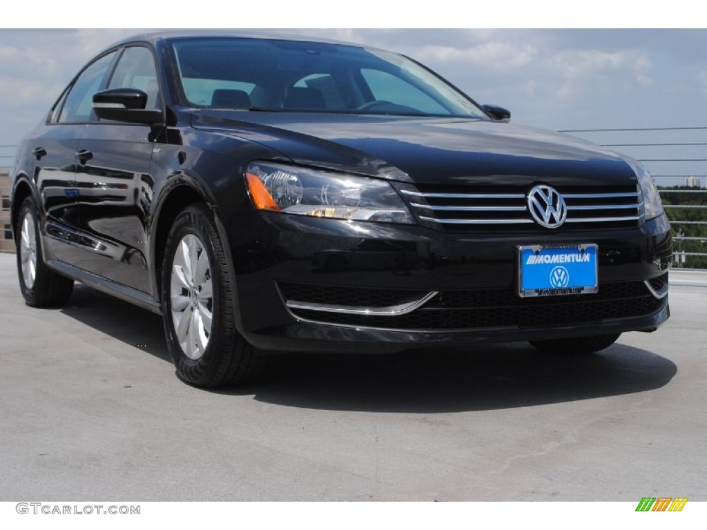 Black Volkswagen Passat