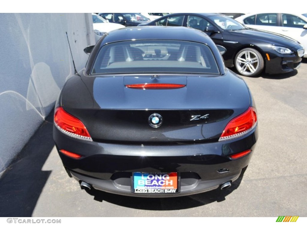 2014 Z4 sDrive35i - Black Sapphire Metallic / Black photo #4