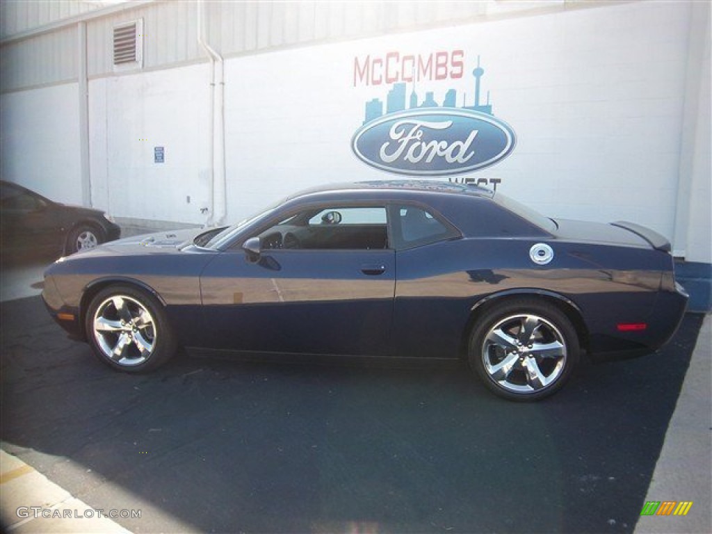 2013 Challenger R/T - Jazz Blue Pearl / Dark Slate Gray photo #9