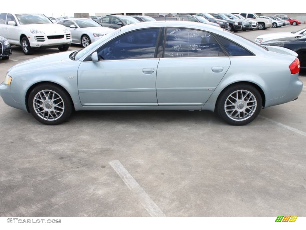 Crystal Blue Metallic 2002 Audi A6 2.7T quattro Sedan Exterior Photo #82521456