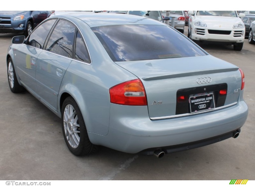 2002 A6 2.7T quattro Sedan - Crystal Blue Metallic / Ebony Black photo #6