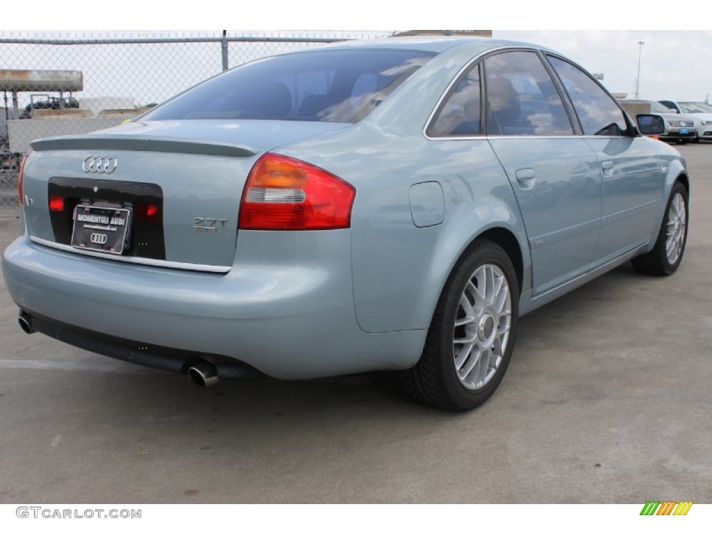 2002 A6 2.7T quattro Sedan - Crystal Blue Metallic / Ebony Black photo #8