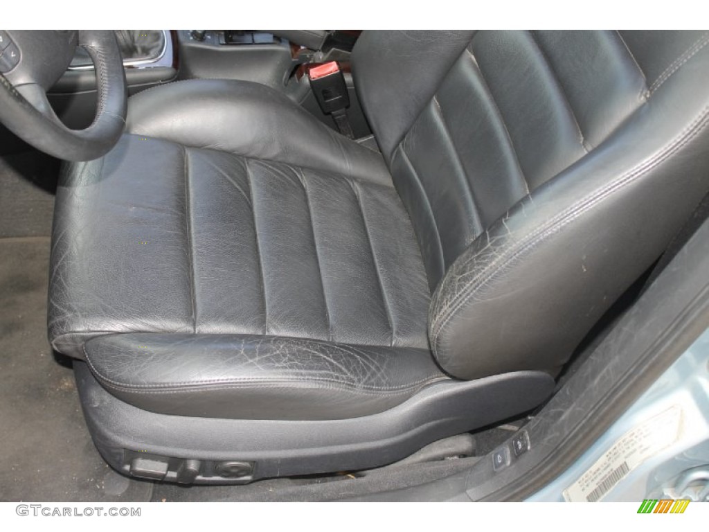 2002 A6 2.7T quattro Sedan - Crystal Blue Metallic / Ebony Black photo #13
