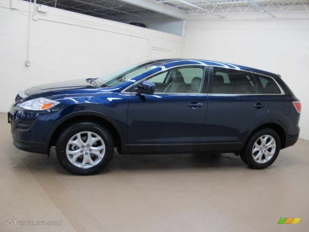 Stormy Blue Mica 2012 Mazda CX-9 Touring AWD Exterior Photo #82521923