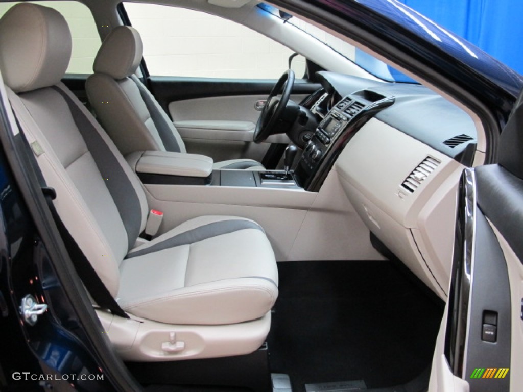 Sand Interior 2012 Mazda CX-9 Touring AWD Photo #82522394