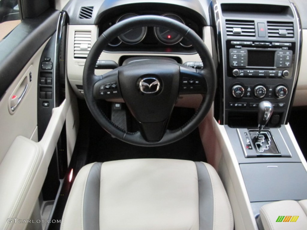 2012 Mazda CX-9 Touring AWD Sand Dashboard Photo #82522434