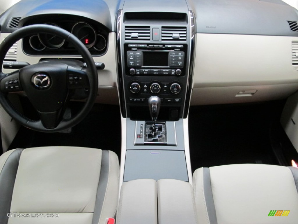 2012 Mazda CX-9 Touring AWD Sand Dashboard Photo #82522454