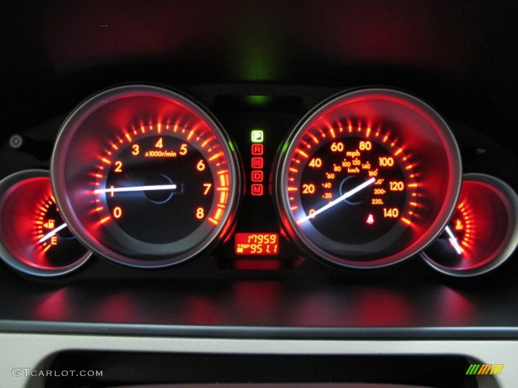 2012 Mazda CX-9 Touring AWD Gauges Photo #82522481