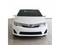 2013 Super White Toyota Camry LE  photo #3