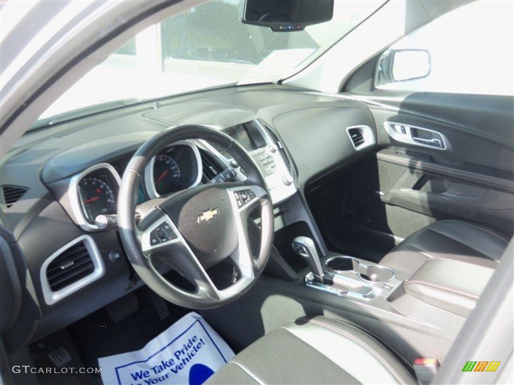 2012 Equinox LTZ AWD - Silver Ice Metallic / Jet Black photo #12