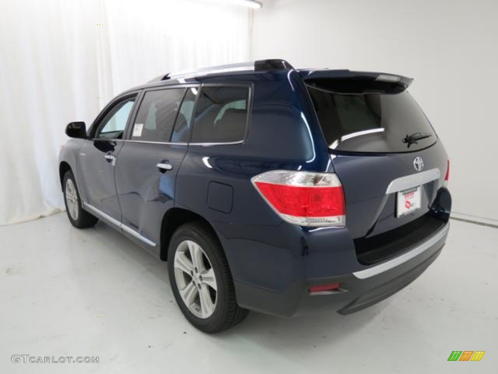 2013 Highlander Limited - Nautical Blue Metallic / Ash photo #26