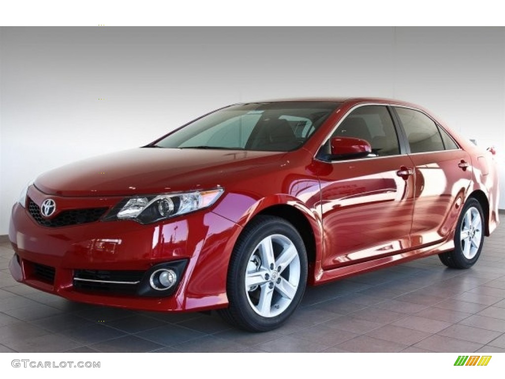 2013 Camry SE - Barcelona Red Metallic / Black photo #1