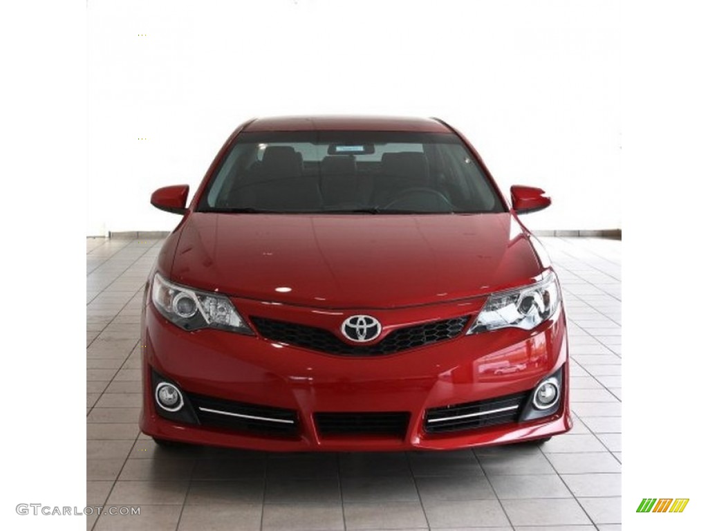 2013 Camry SE - Barcelona Red Metallic / Black photo #3