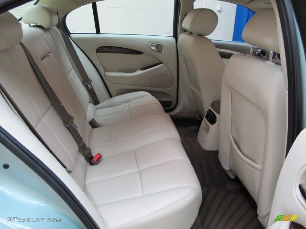 2005 S-Type 4.2 - Seafrost Metallic / Ivory photo #21