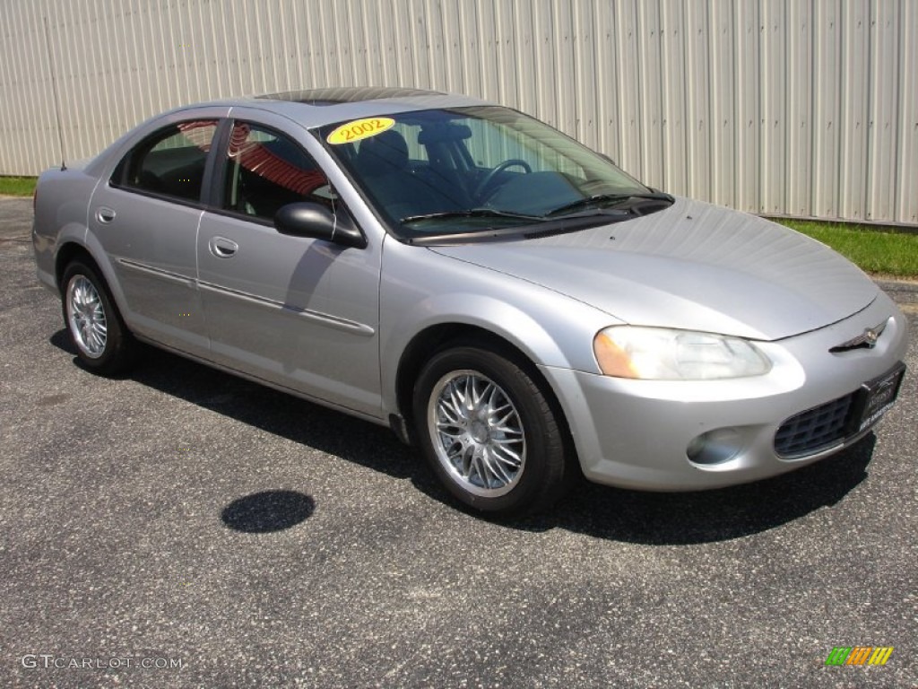 2002 Sebring LXi Sedan - Brilliant Silver Metallic / Dark Slate Gray photo #3