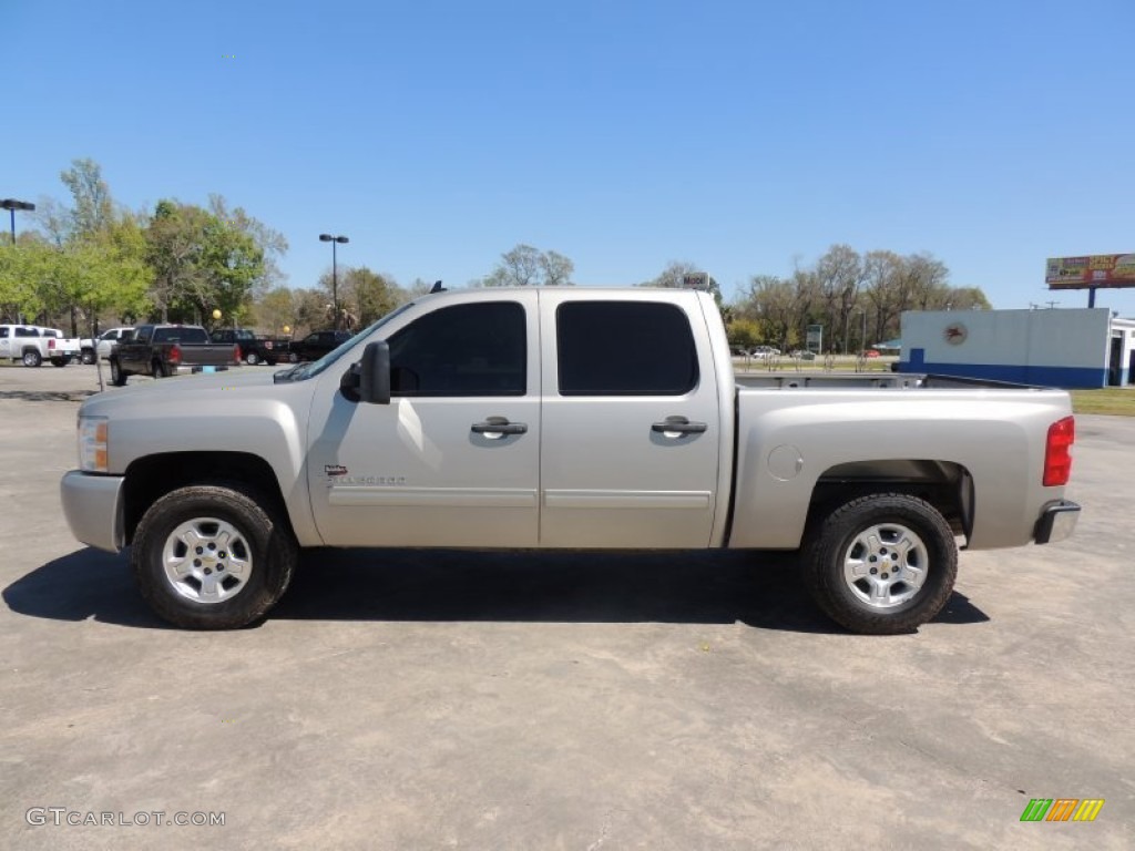 2009 Silverado 1500 LT Crew Cab - Silver Birch Metallic / Ebony photo #5