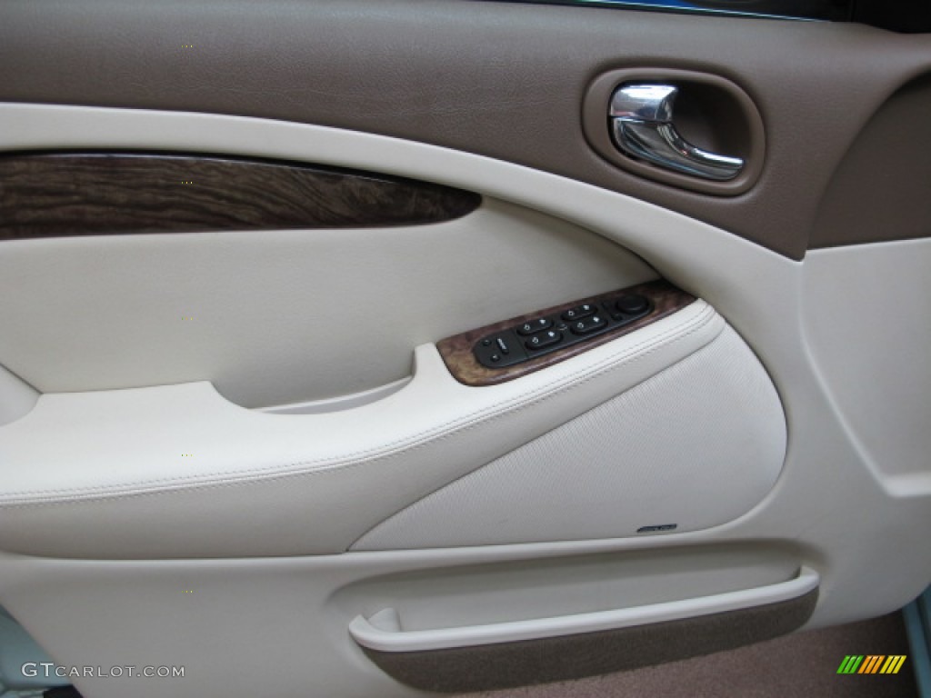 2005 S-Type 4.2 - Seafrost Metallic / Ivory photo #43