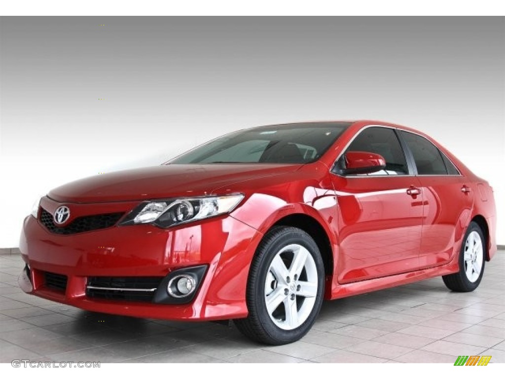 2013 Camry SE - Barcelona Red Metallic / Black photo #1