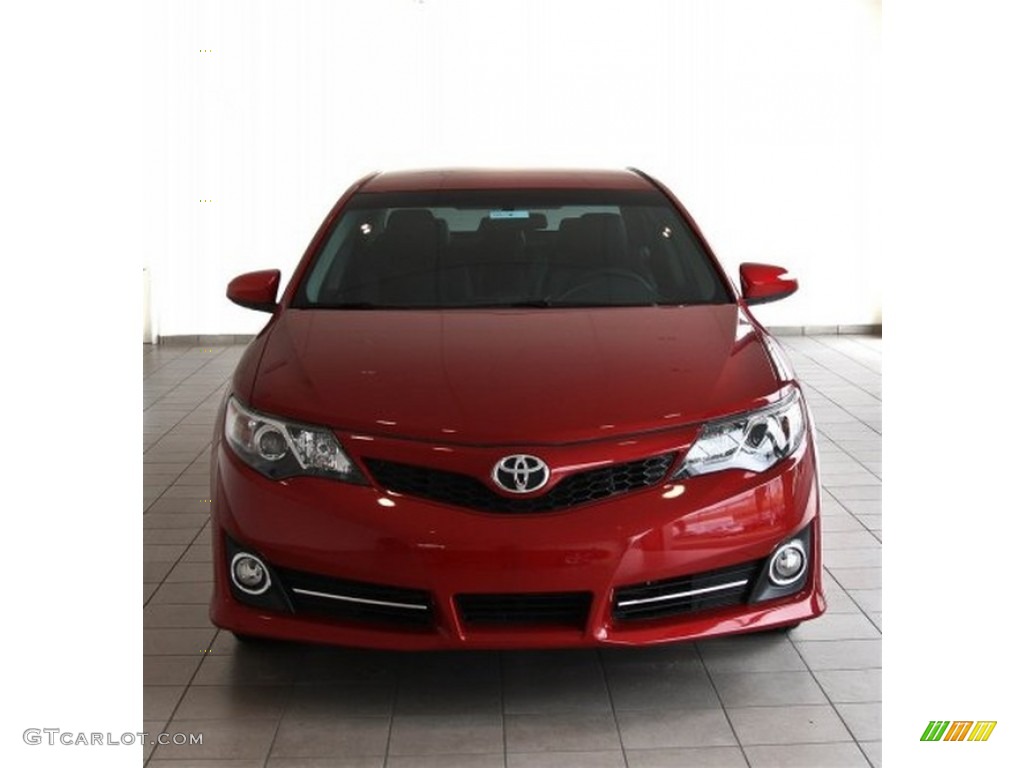 2013 Camry SE - Barcelona Red Metallic / Black photo #2