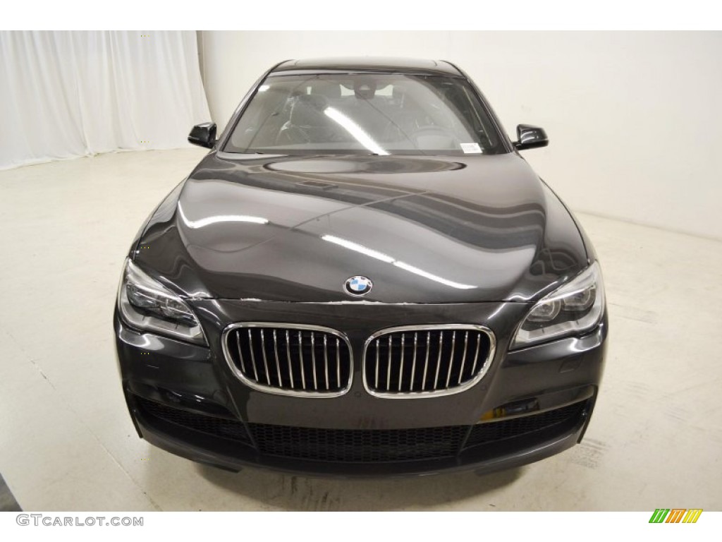 2013 7 Series 750Li Sedan - Dark Graphite Metallic II / Black photo #4