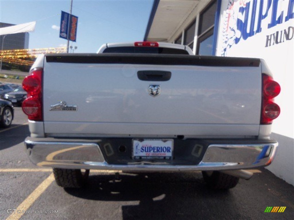 2008 Ram 1500 SLT Quad Cab - Bright Silver Metallic / Medium Slate Gray photo #8